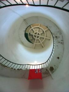 inside happisburgh lighthouse